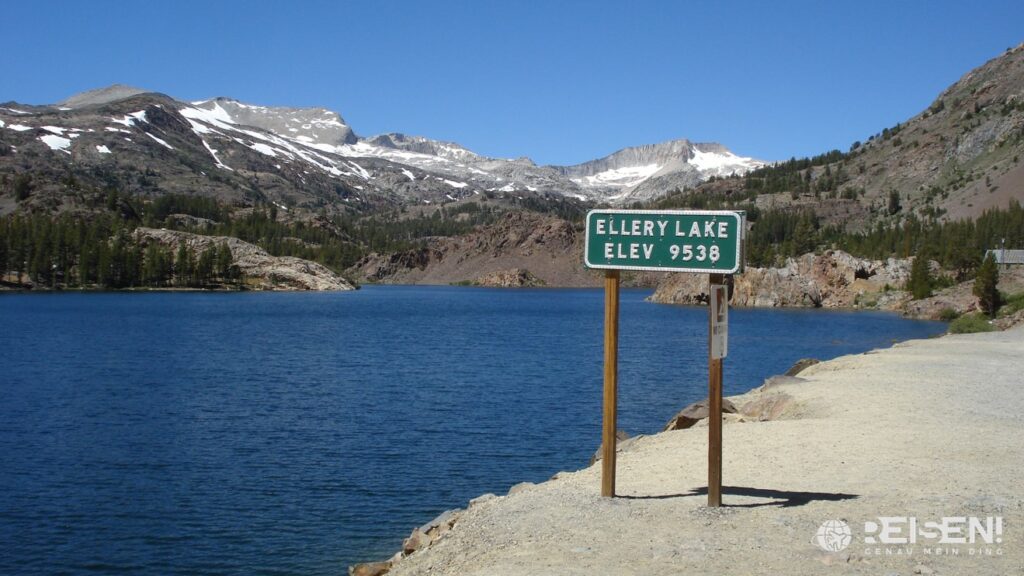 Amerika, USA, Kalifornien, Tioga Pass, Ellery Lake, Yosemite, Bergsee