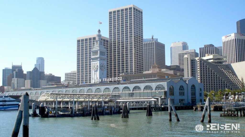 Amerika, USA, San Francisco, Port of San Francisco, Embarcadero Center, Landungsbrücken