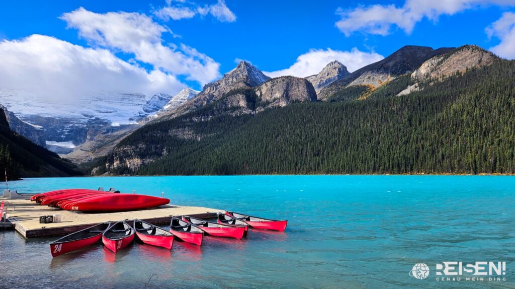 Canada - Calgary und Banff 20 Canada, Calgary, Banff, Lake Louise, Red Canoes