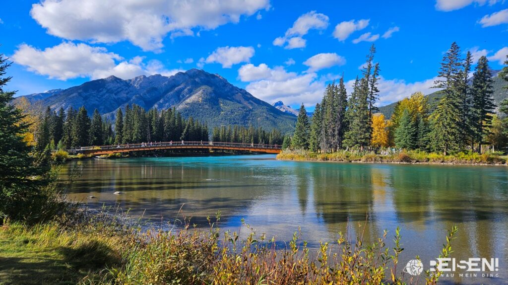 Canada - Calgary und Banff 26 Canada, Calgary, Banff Town, Bow River